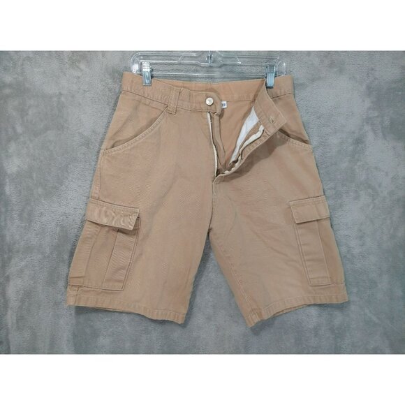 Vintage Billabong Shorts Mens 30 Beige Cargo Baggy Utility Surf Skate Made USA - Picture 1 of 8